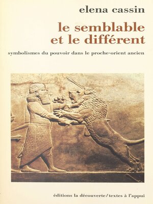 cover image of Le semblable et le différent